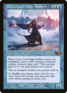 Urza, Lord High Artificer (Retro Frame) (DMR-296) - Dominaria Remastered Foil