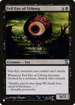 Evil Eye of Urborg (LIST-TSP-107) - The List