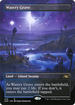 Watery Grave (Borderless) (UNF-278) - Unfinity Foil