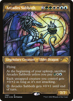 Arcades Sabboth (Stained Glass) (Textured Foil) (SLD-1067) - Secret Lair Drop: (Showcase) Foil