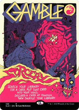 Gamble (SLD-188) - Secret Lair Drop (Borderless)