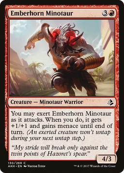 Emberhorn Minotaur (AKH-130) - Amonkhet