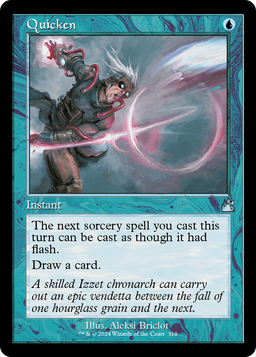 Quicken (Retro Frame) (RVR-318) - Ravnica Remastered