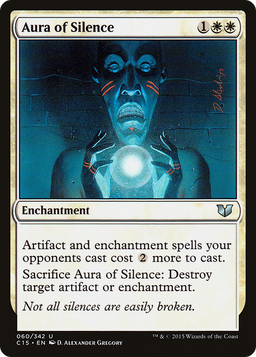 Aura of Silence (C15-060) - Commander 2015