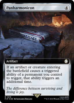 Panharmonicon (Extended Art) (Surge Foil) (PIP-1013) - Fallout: (Extended Art) Foil