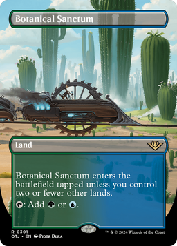 Botanical Sanctum (Borderless) (OTJ-301) - Outlaws of Thunder Junction