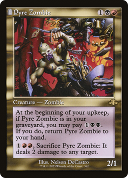Pyre Zombie (Retro Frame) (DMR-362) - Dominaria Remastered: (tombstone) Foil