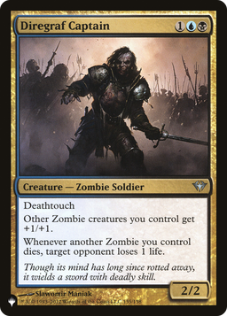 Diregraf Captain (LIST-135/158) - The List