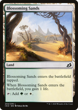 Blossoming Sands (IKO-244) - Ikoria: Lair of Behemoths Foil