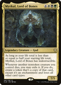Myrkul, Lord of Bones (CLB-287) - Commander Legends: Battle for Baldur's Gate Foil