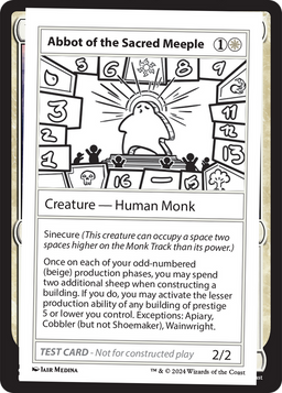 Abbot of the Sacred Meeple (MB2PC-) - Mystery Booster 2