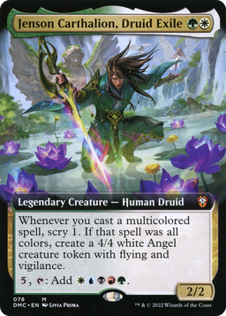 Jenson Carthalion, Druid Exile (Extended Art) (DMC-078) - Dominaria United Commander: (Extended Art)