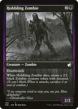 Hobbling Zombie (DBL-106) - Innistrad: Double Feature