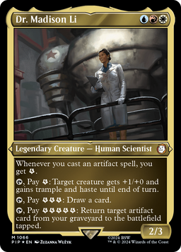 Dr. Madison Li (Display Commander) - Thick Stock (PIP-1066) - Fallout Foil
