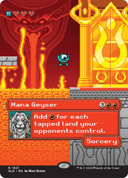Mana Geyser (SLD-1821) - Secret Lair Drop (Borderless) Foil