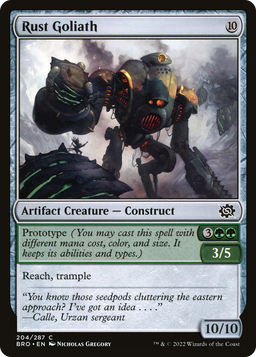 Rust Goliath (BRO-204) - The Brothers' War Foil