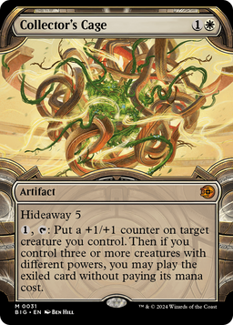 Collector's Cage (Showcase) (BIG-031) - The Big Score: (Showcase) Foil