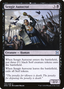 Sengir Autocrat (EMA-105) - Eternal Masters Foil