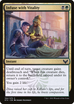 Infuse with Vitality (STX-194) - Strixhaven: School of Mages