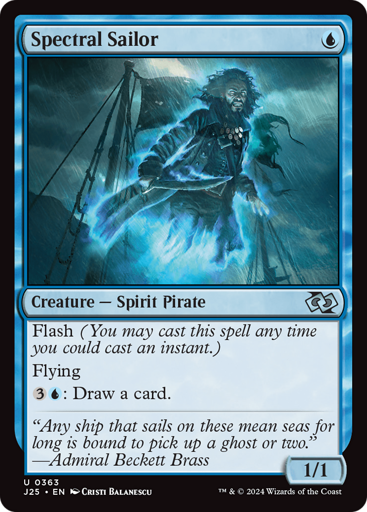 Spectral Sailor (J25-363) - Foundations Jumpstart