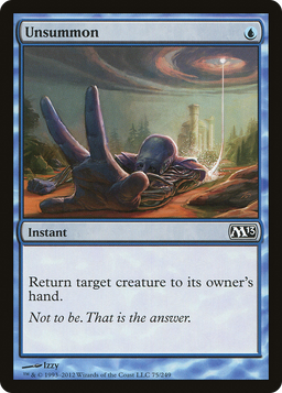 Unsummon (M13-075) - Magic 2013 Foil