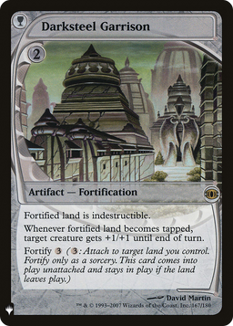Darksteel Garrison (LIST-167/180) - The List