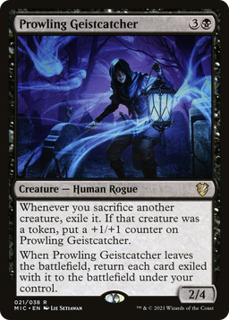 Prowling Geistcatcher (MIC-021) - Midnight Hunt Commander