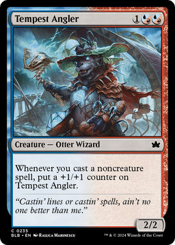 Tempest Angler (BLB-235) - Bloomburrow Foil
