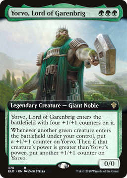 Yorvo, Lord of Garenbrig (Extended Art) (ELD-376) - Throne of Eldraine: (Extended Art) Foil
