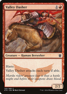 Valley Dasher (KTK-125) - Khans of Tarkir Foil