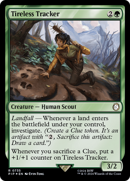Tireless Tracker (Surge Foil) (PIP-735) - Fallout Foil