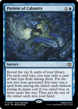 Portent of Calamity (BLB-066) - Bloomburrow Foil