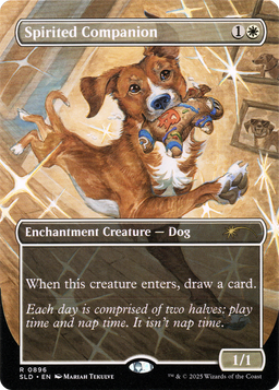 Spirited Companion (SLD-896) - Secret Lair Drop (Borderless) Foil