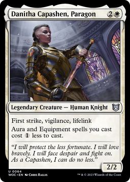Danitha Capashen, Paragon (WOC-064) - Wilds of Eldraine Commander