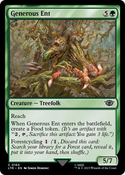 Generous Ent (LTR-169) - The Lord of the Rings: Tales of Middle-earth Foil