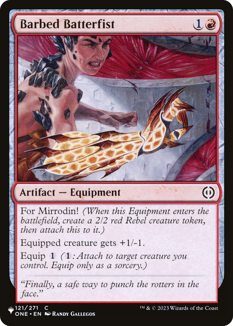 Barbed Batterfist (LIST-ONE-121) - The List