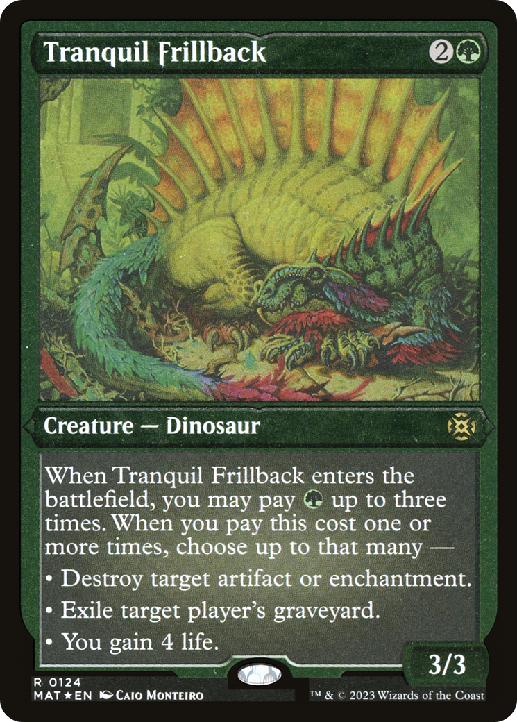 Tranquil Frillback (MAT-124) - March of the Machine: The Aftermath Etched Foil