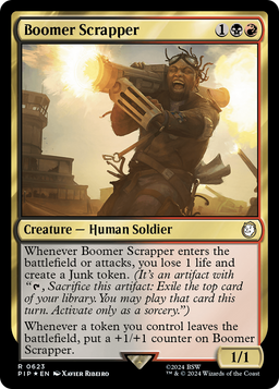 Boomer Scrapper (Surge Foil) (PIP-623) - Fallout Foil