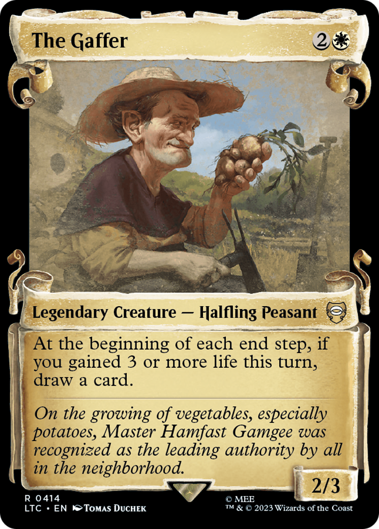 The Gaffer (Showcase Scrolls) (LTC-414) - Tales of Middle-earth Commander: (Showcase) Foil