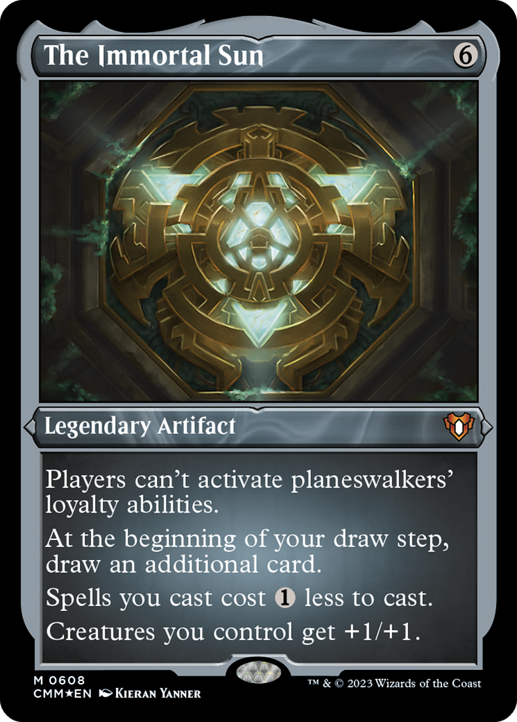 The Immortal Sun (CMM-608) - Commander Masters Etched Foil