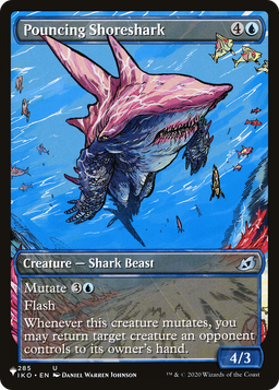 Pouncing Shoreshark (Showcase) (LIST-285/274) - The List: (Showcase)