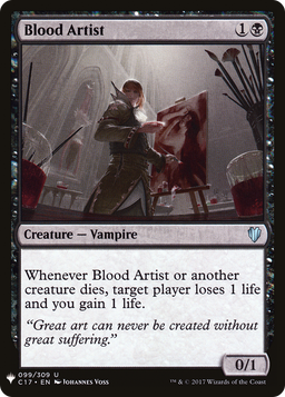 Blood Artist (LIST-099) - The List