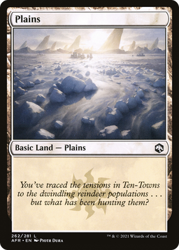 Plains (262) (AFR-262) - Adventures in the Forgotten Realms Foil