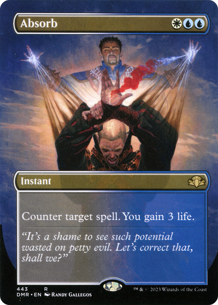 Absorb (Borderless) (DMR-443) - Dominaria Remastered