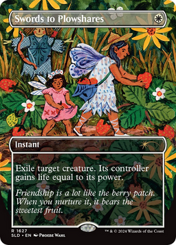 Swords to Plowshares (1627) (SLD-1627) - Secret Lair Drop (Borderless)