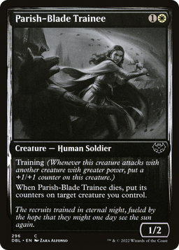 Parish-Blade Trainee (DBL-296) - Innistrad: Double Feature Foil