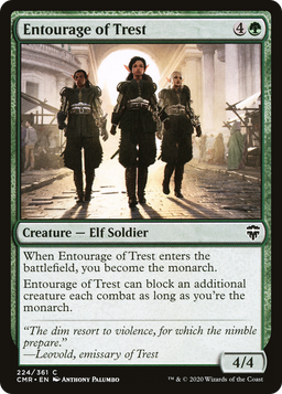 Entourage of Trest (CMR-224) - Commander Legends Foil