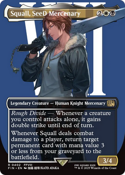 Squall, SeeD Mercenary (Borderless) (FIN-402) - FINAL FANTASY