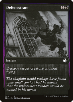 Defenestrate (DBL-095) - Innistrad: Double Feature Foil