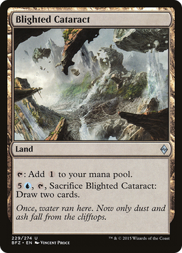 Blighted Cataract (BFZ-229) - Battle for Zendikar Foil